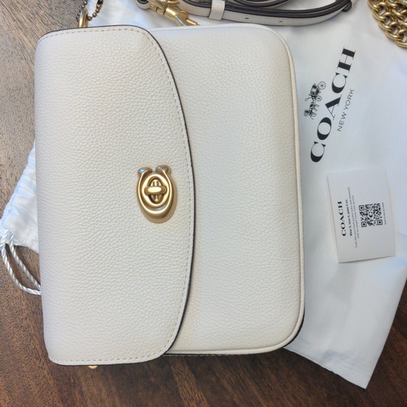 COACH Cassie Crossbody Bag 19 White - Picture 4 of 16